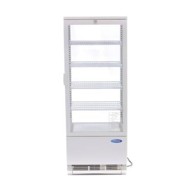 Maxima Lednice s vitrínou 43 cm - 98 l - bílá |  09400810